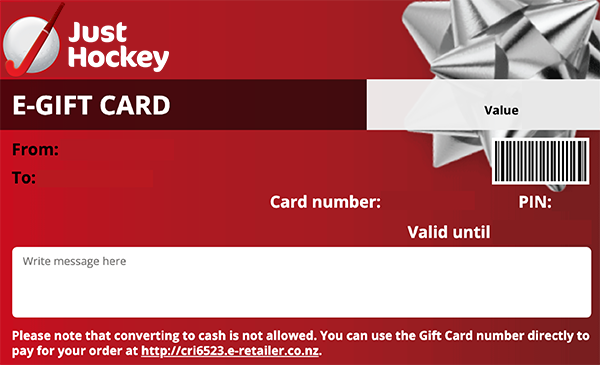 Gift Card Selection : Just Hockey | Your Specialist