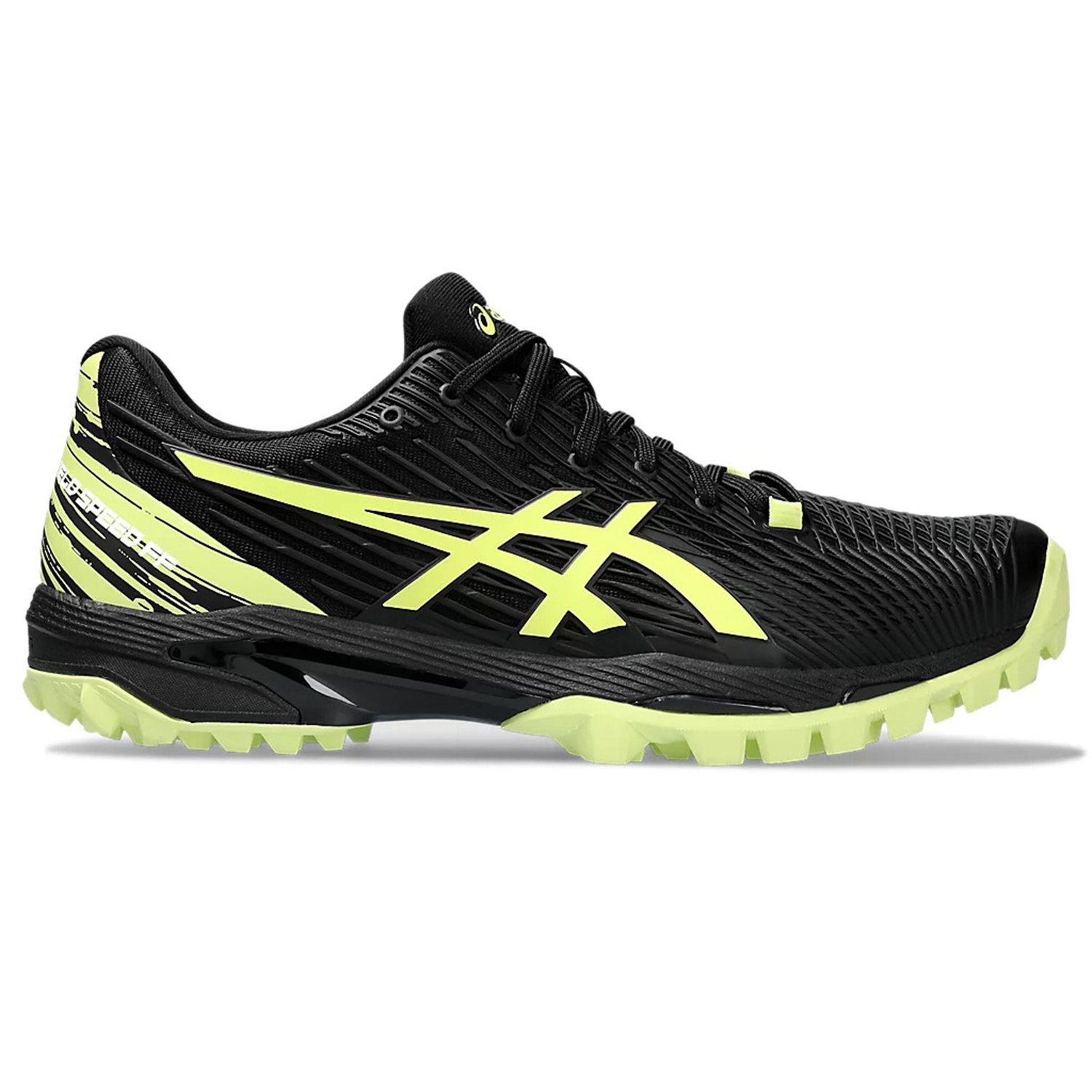 Asics Field Speed Men s Shoes Black Glow Yellow Hockey Shoes Just Hockey Asics 2023 24