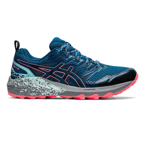 Gel-Trabuco Terra Women's Shoes - Deep Sea Teal/Blazing Coral