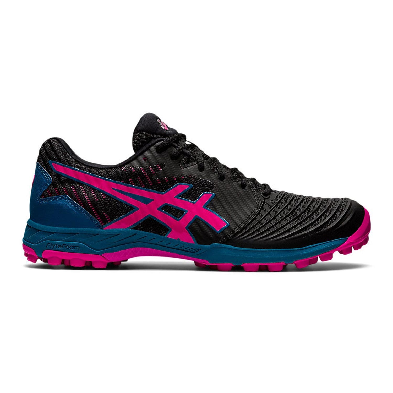 Asics Field Ultimate Women s Shoes Black Pink Rave Hockey Shoes Just Hockey Asics 2021 Clearout