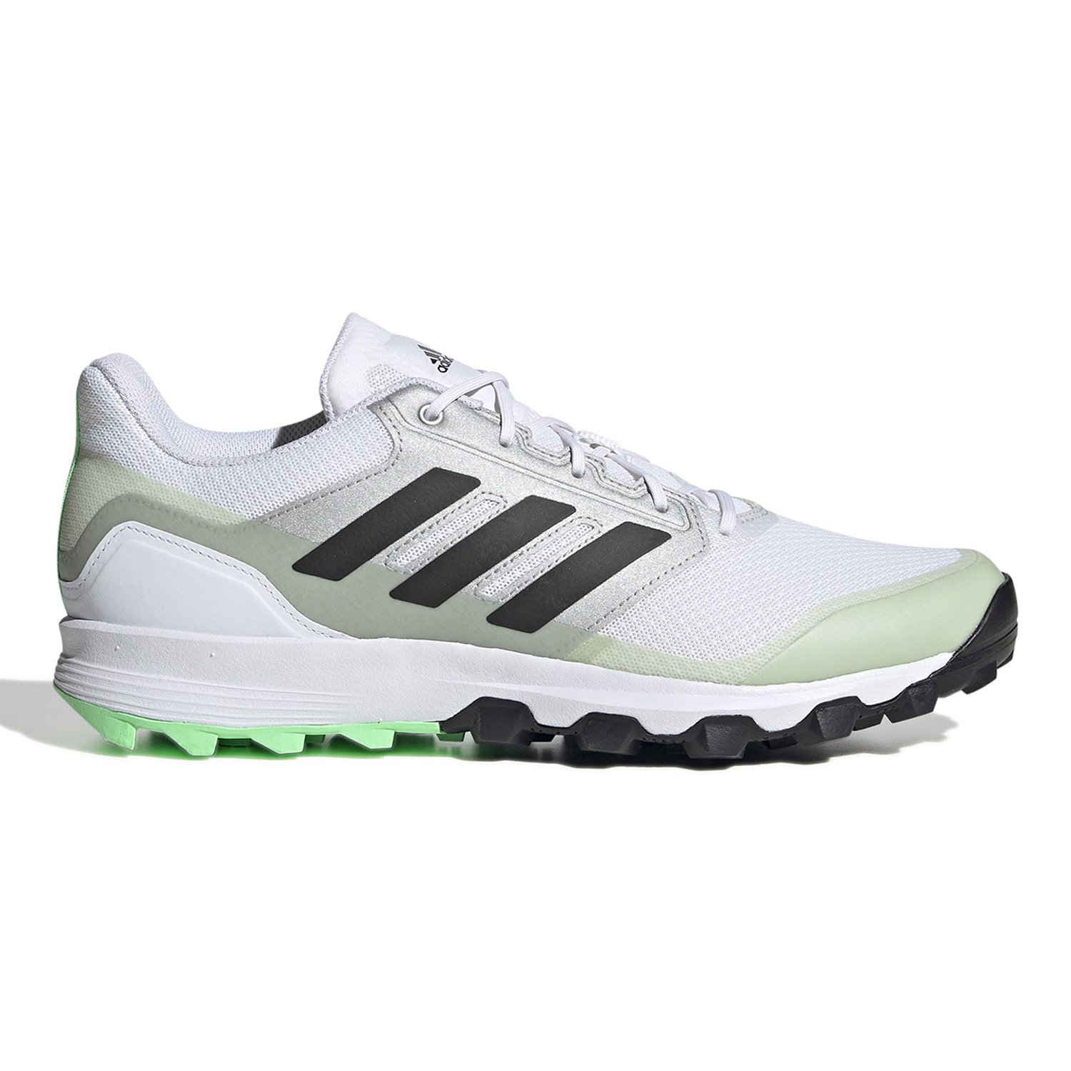 Adidas Flexcloud 2.1 Men s Shoes White Black Green Hockey Shoes Just Hockey Adidas 2024